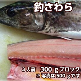 淡路産釣さわら（活〆・生食用）約3人前300gブロックお刺身用・タタキ用選択可