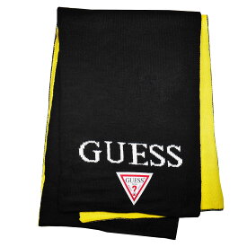 ◎ゲス GUESS マフラー スカーフ イエロー系 ロゴ 男女兼用 ユニセックスタイプ AI4A8851DS_LW 2018AW