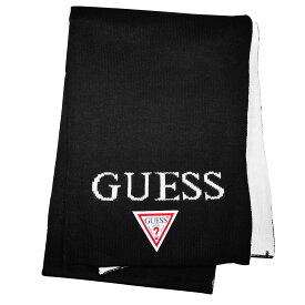 ◎ゲス GUESS マフラー スカーフ ホワイト系 ロゴ 男女兼用 ユニセックスタイプ AI4A8851DS_WHT 2018AW