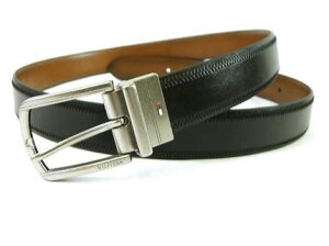 TOMMY HILFIGER g~[EqtBK[ xg 11TL01XZ29 BLACK/TAN ubN uE  v[g Mtg Y uh