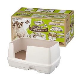 デオトイレ快適ワイド　本体セット ペット トイレ用品 猫 ねこ ユニチャーム ※沖縄・北海道配送不可