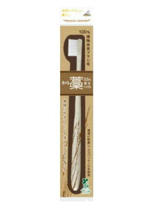 【送料無料!】わらハブラシ OBー813 歯ブラシ ハブラシ 手用歯ブラシ 口臭予防 口内衛生 口臭対策 口腔ケア オーラルケア ※こちらの商品の販売数は1個です。