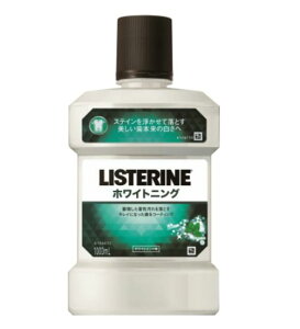 【送料無料!】薬用リステリン ホワイトニング 1000ml マウスウォッシュ 口臭対策 洗口液 口臭予防 デンタルケア 歯周病ケア ※こちらの商品の販売数は1個です。