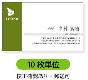 カラー名刺 名刺作成 名刺印刷【10枚単位】左側ベタ塗り、グレーのライン配置。名刺印刷内容は注文フォームにご記入頂くか、別途メールでお知らせください。ロゴ、イラスト、写真の配置