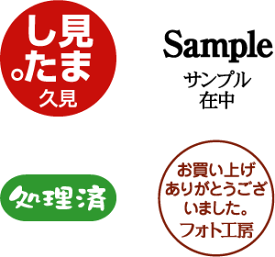 スタンプ オーダー 定番認印。　オリジナル　スタンプ作成。STMタイプ　直径15mm円 / スタンプ オリジナル オーダー 作成　インク内蔵型浸透印（シャチハタタイプ）　補充インク1本付属。スタンプに入れる文字は注文フォームかメールでお知らせください。