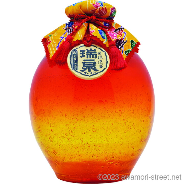 楽天市場】琉球ガラス1升 -橙- 瑞泉 古酒 43度,1800ml /瑞泉酒造 