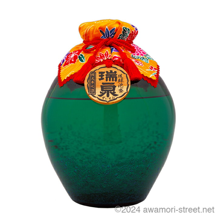 楽天市場】琉球ガラス1升 -翠- 瑞泉 古酒 43度,1800ml / 瑞泉酒造 