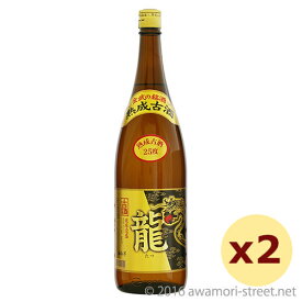 泡盛 金武酒造 / 龍ゴールド 25度,1800ml ×2本セット / お中元 ギフト 敬老の日 家飲み 宅飲み