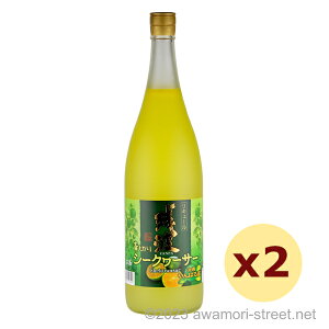 残波 青切りシークヮーサー 12度,1800ml x 2本セット / 比嘉酒造 / 一升 リキュール 贈り物 ギフト お歳暮 お中元 敬老の日 父の日 家飲み 宅飲み