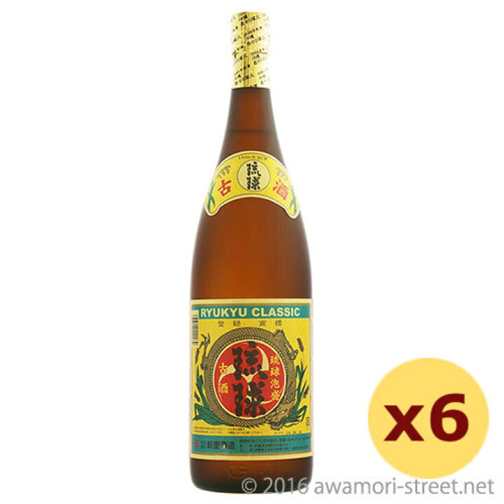 期間限定】新里 ? 琉球クラシック 25度 1.8L 1800ml × 【卵】 6本 [