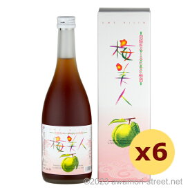 泡盛 リキュール 梅酒 瑞穂酒造 / 梅美人 13度,720ml x 6本セット / 贈り物 ギフト お歳暮 お中元 敬老の日 父の日 家飲み 宅飲み