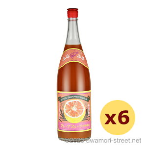 請福グレープフルーツリキュール シークヮーサー入り 12度,1800ml x 6本セット / 請福酒造 / 一升 泡盛リキュール 贈り物 お歳暮 ギフト 家飲み 宅飲み