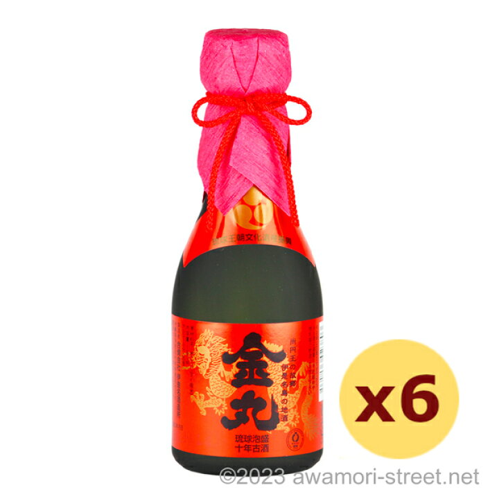 楽天市場】金丸 10年 35度,180ml x 6本セット / 伊是名酒造 / 一合 