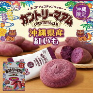 カントリーマアム 紅いも 16枚入 不二家 沖縄限定 個包装 クッキー お菓子 スイーツ 沖縄土産 人気 定番 …