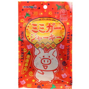 沖縄限定 オキハム ミミガージャーキー バラ 23g コリコリ食感 ピリ辛おつまみ お土産 ギフト