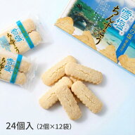雪塩ちんすこう 小 24個入 2個×12袋 宮古島産雪塩使用 サクサク 個包装 バラマキ土産 沖縄土産 沖縄銘菓…