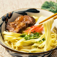 本場！沖縄そば セット 肉3種食べ比べ 軟骨ソーキ 炙り軟骨ソーキ 三枚肉 2食 4食 8食 ソーキそば 三枚肉…
