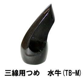 【入荷待ち】三線用 つめ 水牛 TB-M 高さ63mm x 底辺25mm