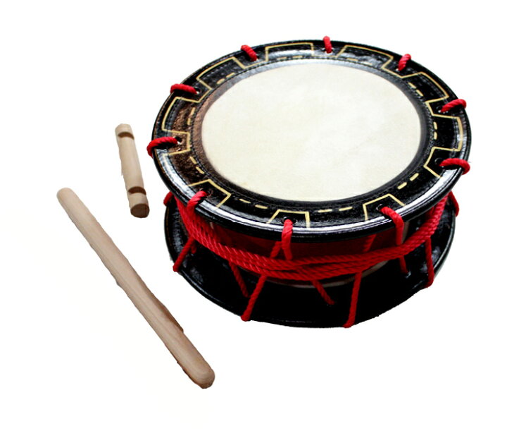 楽天市場 エイサー用締め太鼓 小 水牛皮 直径25cm 高さ9cmバチ1本 くさび 持ち手棒 1個付き 送料無料 沖縄エイサー 太鼓 締太鼓とバチのセット 和太鼓 ラッピング可 クリスマスギフト 誕生日 ギフト 沖縄うまいもの屋 長浜商店