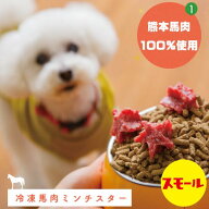 ミンチスタースモール【冷凍熊本馬肉ミンチ】300g　(可愛い　星型　スター　馬肉　ホース　ミンチ　冷凍…