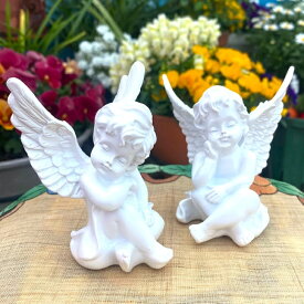 ≪天使 置物＊天使雑貨＊エンジェル雑貨≫小さなキューピッド★【居眠りエンジェル　S】オブジェ　インテリア置物ホワイトデー　プレゼント　ギフト　贈り物