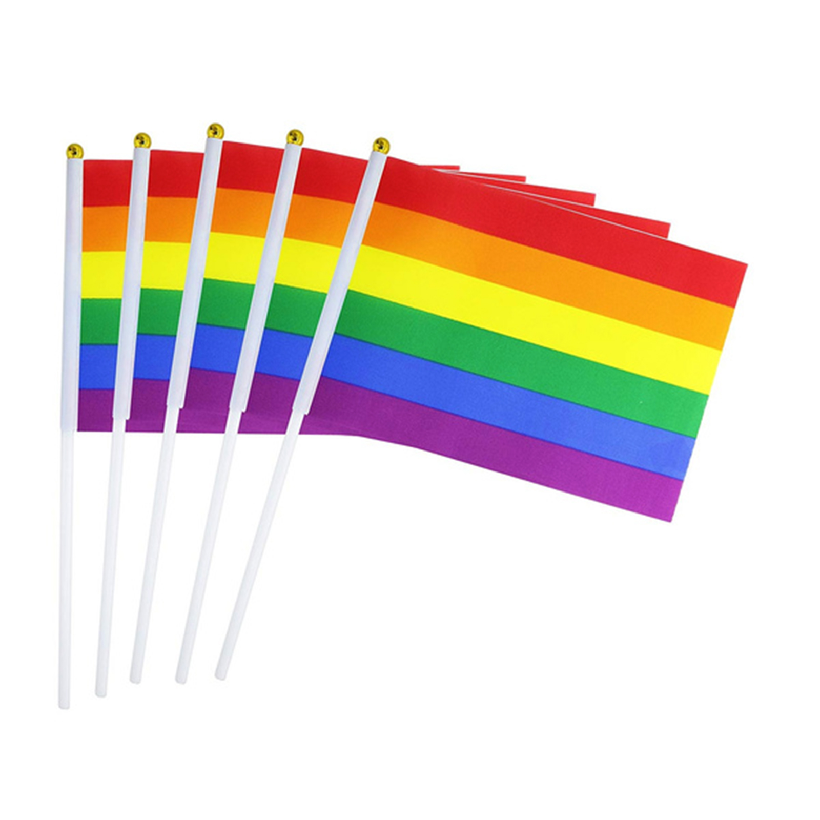 総合福袋レインボーフラッグ 14cm 21cm 国旗 LGBT レインボープライド 手旗 パーティーグッズ