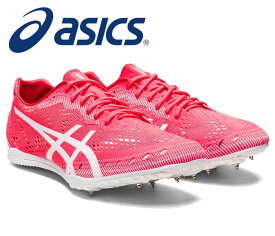 ★400～5000m用！3000m障害にも対応！オールウェザートラック専用★【アシックス　asics】【シューズ　靴】 1093A131 陸上スパイク GUN LAP(ガンラップ) 2 メンズ レディース 男女兼用 短距離 中距離 ディーバピンク/ホワイト 702 [230313] 父の日 プレゼント