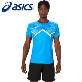 【メール便送料無料】【2024年春夏モデル】【アシックス　asics】【ウェア】バレー クールグラフィック 半袖シャツ メンズ 2051A356 (402) エレクトリックブルー [240229]