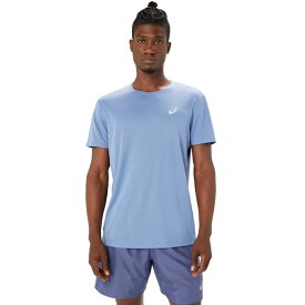 【メール便可230円】【2024年春夏モデル】【アシックス　asics】【ウェア】 ランニング 半袖Tシャツ メンズ 2011C366 (408) デニムブルー [240412]