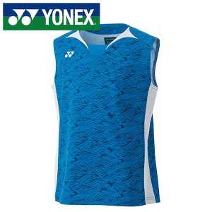 【メール便送料無料(追跡可能)】★衣服内温度を−3℃低く保つ「ベリークール」採用★【 ヨネックス YONEX 】【ウェア】テニス・バドミントン ジュニア用ゲームシャツ(ノースリーブ) 子供 こ