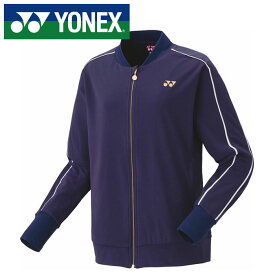 [最大2000円OFFクーポン発行中]【2024年春夏モデル】【ヨネックス　YONEX】【ウェア】テニス・バドミントン レディース用 ニットウォームアップシャツ 女性用 57084 (170) ミッドナイト [240523]