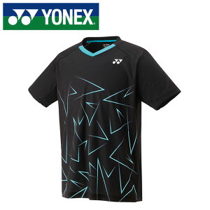 【メール便送料無料】★日本バドミントン協会審査合格品★【 ヨネックス YONEX 】【ウェア】 テニス バドミントン ゲームシャツ メンズ レディース 男女兼用 ヨネックス YONEX 10673 (007) ブラッ