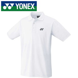 【メール便可230円】【ヨネックス　YONEX】【ウェア】テニス・バドミントン 10800 ゲームシャツ メンズ レディース 男女兼用 ポロシャツ ゴルフ ホワイト 011 [230422] 父の日 プレゼント