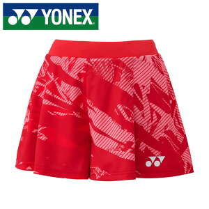 【メール便送料無料(追跡可能)】★日本バドミントン協会審査合格品★【 ヨネックス YONEX 】【ウェア】 テニス バドミントン レディース ショートパンツ ヨネックス YONEX 25099 (587) タンゴレッ