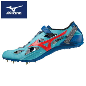 【あす楽】【ミズノ　MIZUNO】【特価SALE　セール価格】【シューズ　靴】 陸上スパイク(短距離用) クロノインクス9 メンズ レディース 男女兼用 オールウェザートラック専用 U1GA210030 ターコイズ/コーラル/ブルー [ten][221225]