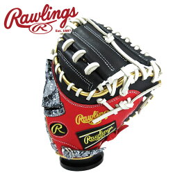 [型付け1円(オプション含む)]【あす楽】★限定ミット★【ローリングス　Rawlings】【グラブ　グローブ】野球 一般軟式用キャッチャーミット ブリザード&ウィザード #01 右投げ用 捕手 GR3HO2AF B ブラック [ten][230303]