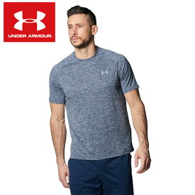 [クリアランスセール]【即日発送】【メール便可230円】【2024年春夏モデル】【アンダーアーマー　UNDER ARMOUR】【ウェア】 半袖Tシャツ メンズ UAテック 2.0 トレーニングウェア スポーツ 1358553 (409) アカデミー/スチール [ten][240327] 父の日 プレゼント