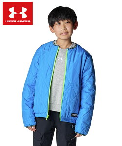 【 2025年 秋冬モデル】【 アンダーアーマー UNDER ARMOUR 】【ウェア】 トレーニング ジュニア キルト ジャケット 子供 小学生 ボーイズ 男の子 アウター UA パッファ? スポーツ ウェア 6007482 (402)