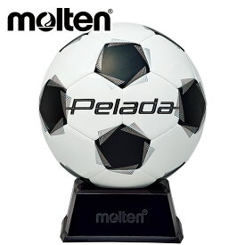 ★よせがき・展示用に！公式試合球モデルを忠実に小さくしたサインボール(置台/化粧箱入り/シール付き)★【 モルテン molten 】【 ボール 】 サッカー サインボール ペレーダ サッカーボール 部活 卒業 卒団 優勝 記念品 お祝い 贈り物 寄せ書き F2K500 [250604]