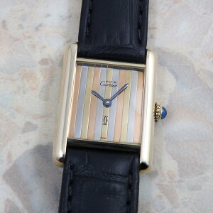 JeBG must de Cartier Tank SM Trinity stripe 芪 Be[W }Xg^N fB[X AtFCX AeB[Nrv