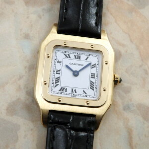 JeBG TgX f Cartier Santos Dumont YG 96053 Be[W SM fB[XEHb` AeB[Nrv C CG[S[h 1980N