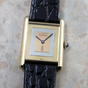 �J���e�B�G �}�X�g�^���N LM �T�C�Y �g���j�e�B �J���[ �芪 1980�N�� Cartier ���B���e�[�W �A���e�B�[�N must TANK �X���[�J���[