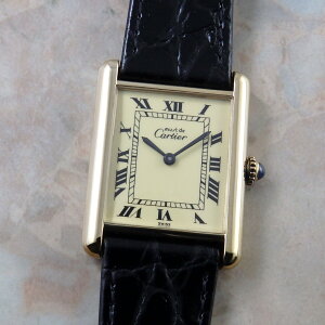 Cartier �}�X�g �^���N LM �芪���� ���B���e�[�W �A���e�B�[�N���v �����Y�r���v �J���e�B�G Must Tank �E�H�b�` �A�C�{���[���[�}