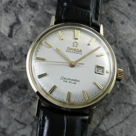 1960’s オメガ シーマスター アンティーク 自動巻 金無垢 YG イエローゴールド OMEGA ヴィンテージ腕時計 1966年