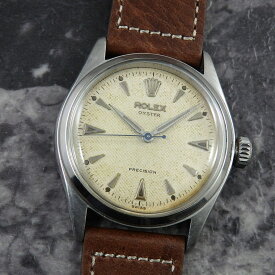 ロレックス オイスター 希少 ハニカムダイヤル 1955年 ROLEX アンティーク ヴィンテージウォッチ