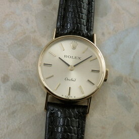 ROLEX レディース ロレックス アンティーク Orchid オーキッド Ref.2671 18金 イエローゴールド 1974年 金無垢 YG K18 ヴィンテージ ラウンド