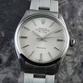 ロレックス エアキング シルバーダイヤル ROLEX AIR KING Ref.5500 1971年製 Cal.1520 アンティーク ヴィンテージ時計
