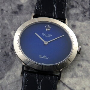 bNX ROLEX `F[j 18C I[o u[Of[V zCgS[h Ref.4083 AeB[N Cellini Y 18KWG 1975N Be[W