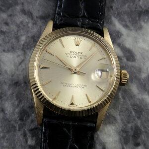 �����b�N�X �I�C�X�^�[�p�[�y�`���A���f�C�g Ref.6627 18KYG �{�[�C�Y ROLEX OYSTER PERPETUAL DATE K18YG �C�G���[�S�[���h �����C ������ 1964�N