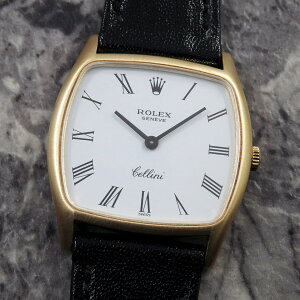 �����b�N�X �`�F���[�j Ref.3805 ROMAN DIAL �����C ROLEX �A���e�B�[�N ���B���e�[�W �r���v YG Cellini 1973�N �C�G���[�S�[���h